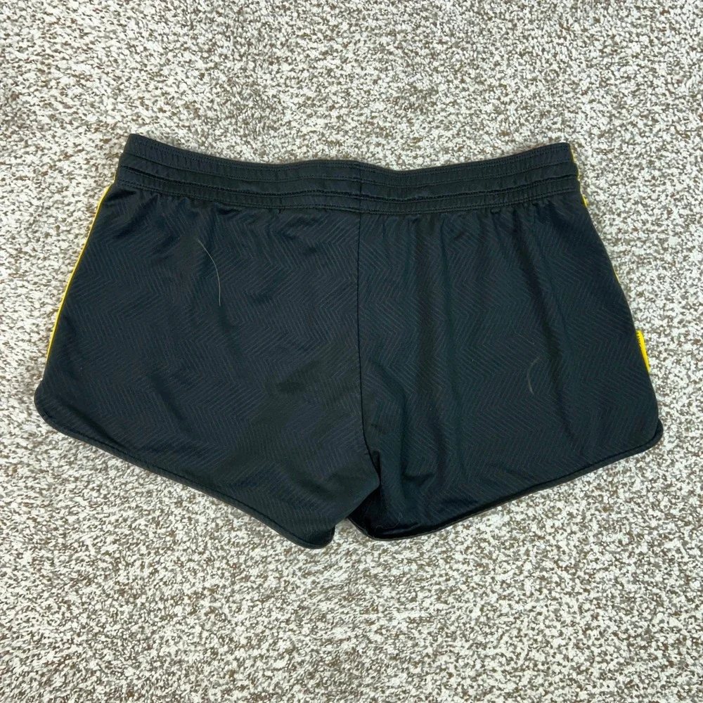 Nike Shorts Womens Medium Black Yellow Athletic Dri-FIT Livestrong Running Gym